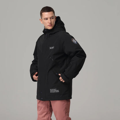 Women's Waterproof White Ski Jacket